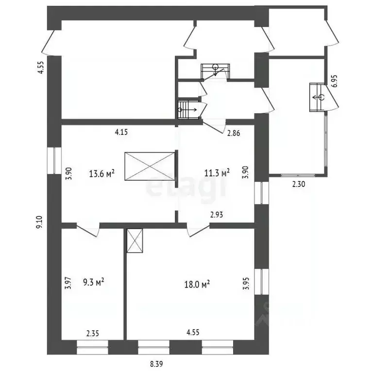 Дом в Ярославская область, Рыбинский муниципальный округ, д. Поселок ... - Фото 1