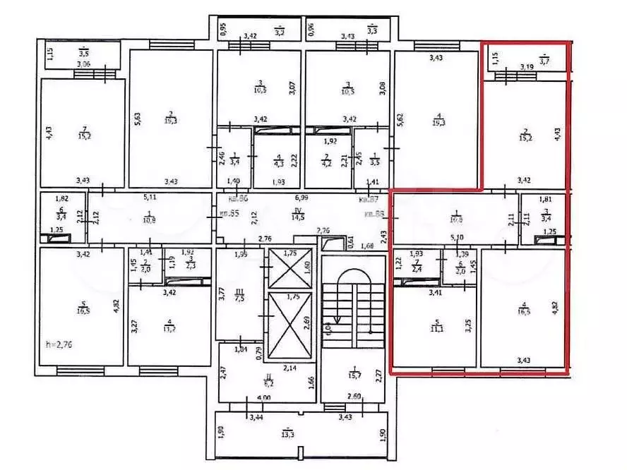 Аукцион: 2-к. квартира, 61,4 м, 2/18 эт. - Фото 0