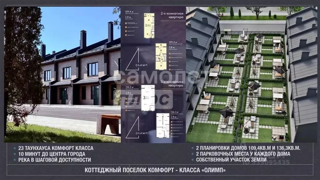 Таунхаус в Липецкая область, Липецкий муниципальный округ, с. Ситовка ... - Фото 2