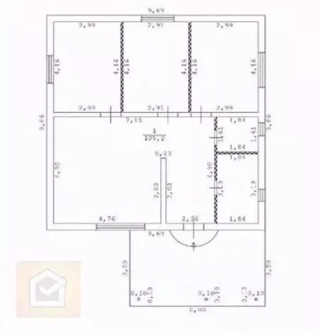 Дом в Севастополь уч6 (81 м) - Фото 2