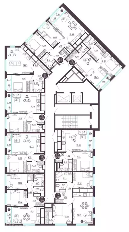 1-к кв. Рязанская область, Рязань Московское ш. (41.48 м) - Фото 2