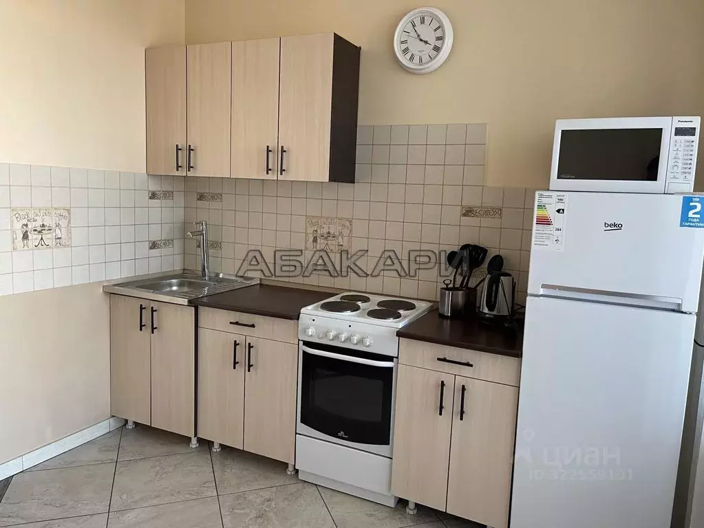 1-к кв. Красноярский край, Красноярск Линейная ул., 122 (39.0 м) - Фото 1