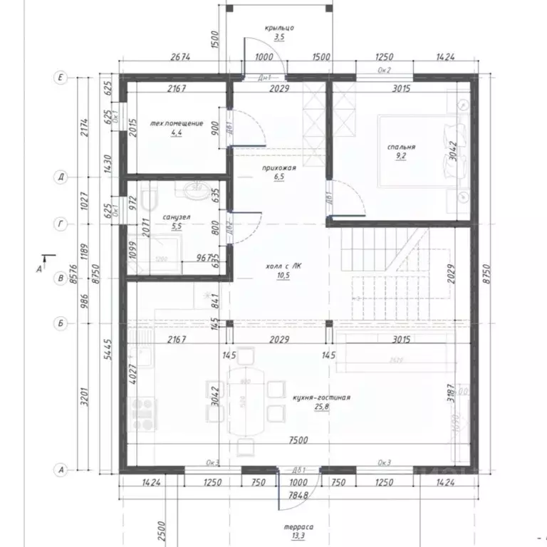 Дом в Ленинградская область, Всеволожский район, Куйвозовское с/пос, ... - Фото 2