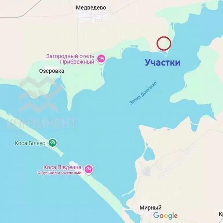 Участок в Крым, Черноморский район, Медведевское с/пос, с. Медведево  ... - Фото 0