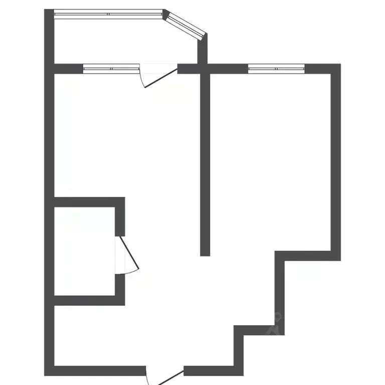 1-к кв. Амурская область, Благовещенск Тополиная ул., 82 (50.0 м) - Фото 2