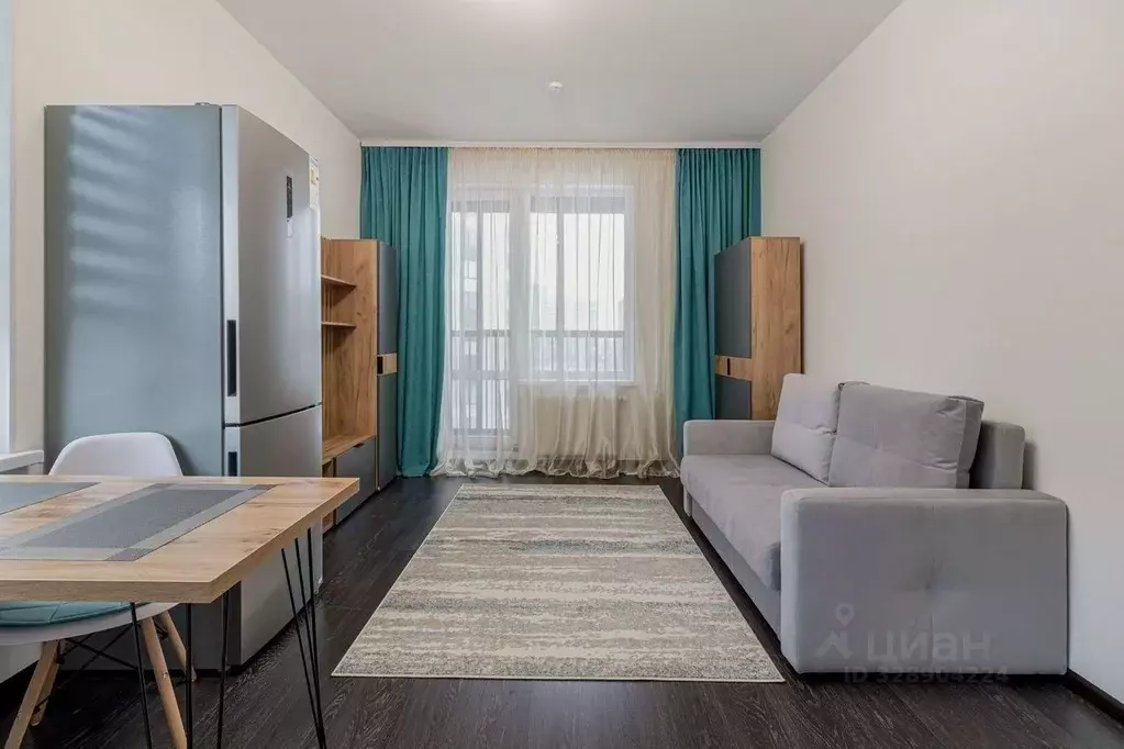 Студия Санкт-Петербург ул. Верхне-Каменская, 11к1 (24.4 м) - Фото 2