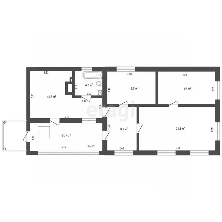 Дом в Крым, Джанкой ул. Кирова, 220 (86 м) - Фото 2