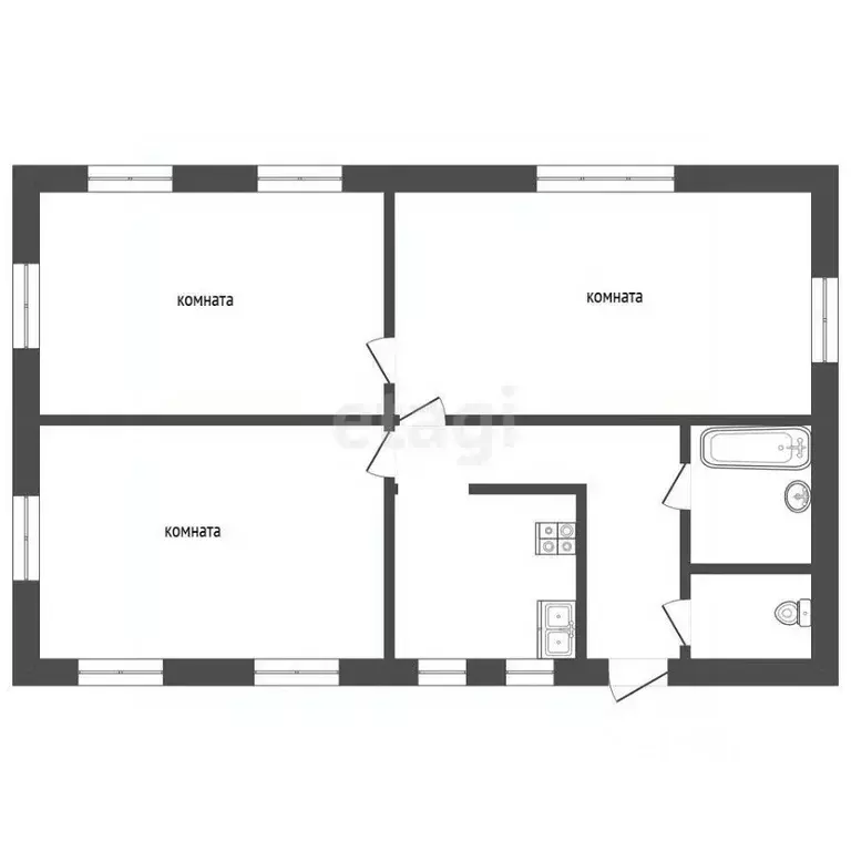 Дом в Севастополь ш. Качинское, 23А (83 м) - Фото 1