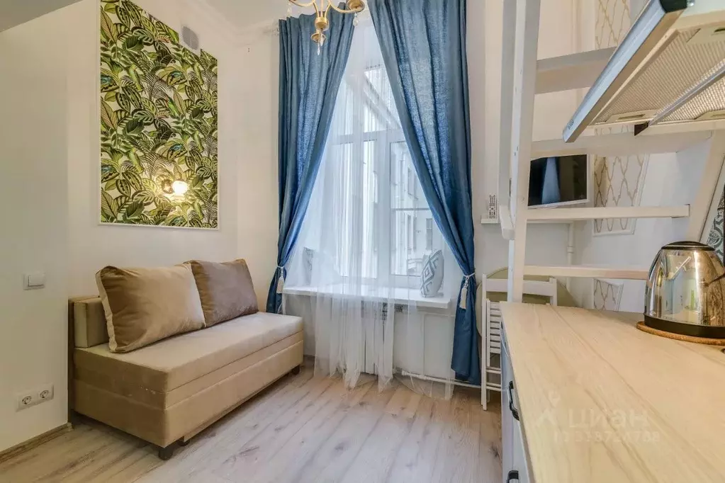 1-к кв. Санкт-Петербург наб. Реки Фонтанки, 101 (10.0 м) - Фото 0