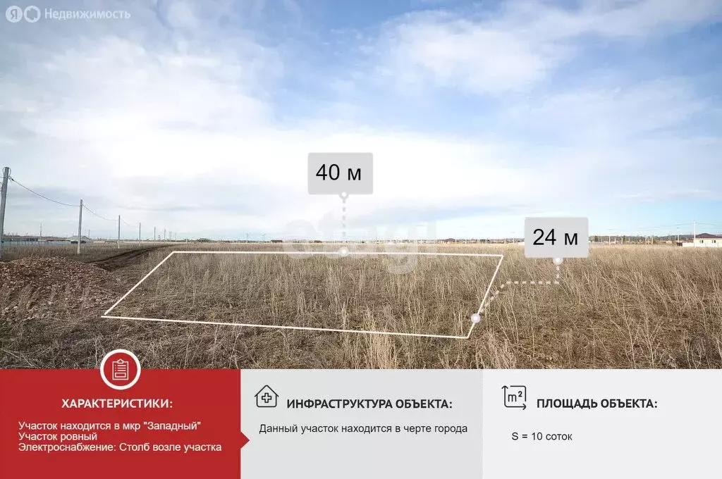 Участок в Салават, Западный микрорайон (10.01 м) - Фото 0