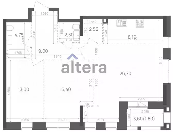 3-комнатная квартира: Казань, Краснококшайская улица, 58 (83.6 м) - Фото 0