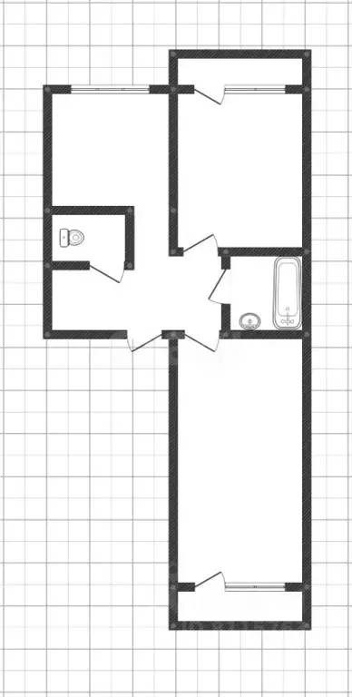 2-к кв. Иркутская область, Ангарск 33-й мкр, 5 (49.9 м) - Фото 1