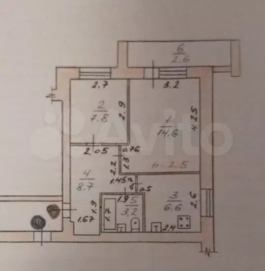 2-к. квартира, 41 м, 9/9 эт. - Фото 0