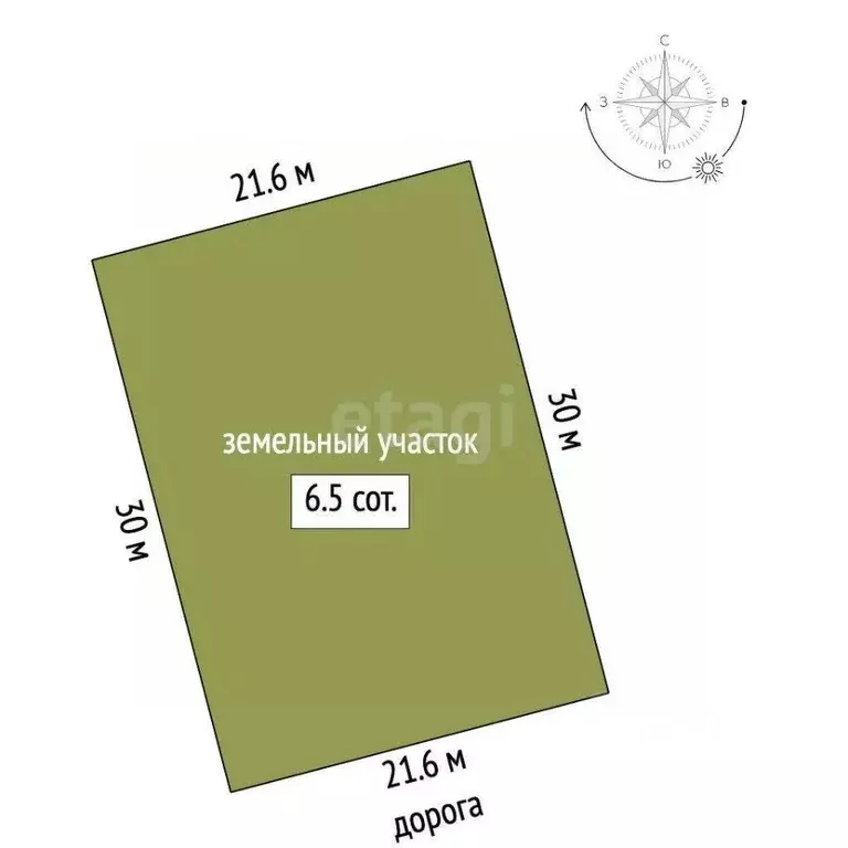 Участок в Ростовская область, Азовский район, Елизаветинское с/пос, ... - Фото 1