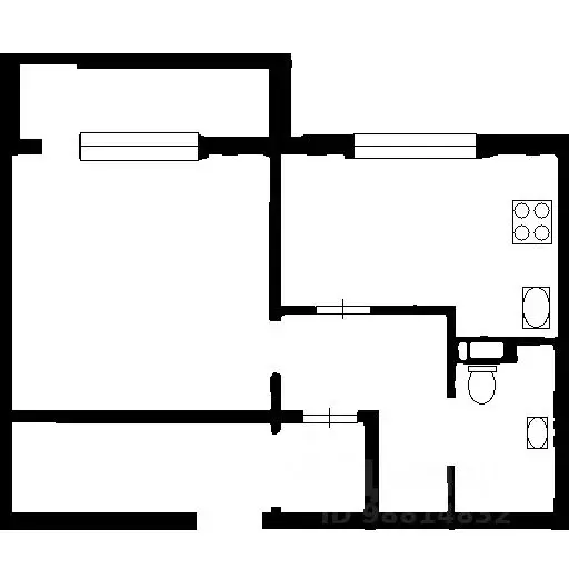 1-к кв. Челябинская область, Челябинск ул. Александра Шмакова, 17А ... - Фото 2