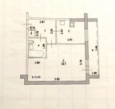 1-к кв. Волгоградская область, Волгоград Пятиморская ул., 39 (35.0 м) - Фото 2