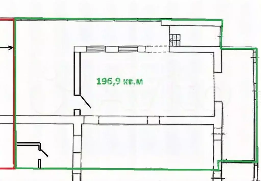 Торговая площадь в Башкортостан, Уфа Комсомольская ул., 35 (197 м) - Фото 1