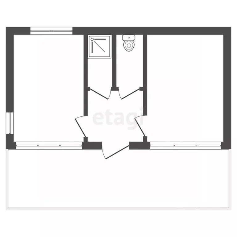 Дом в Мордовия, Лямбирский район, Берсеневское с/пос, пос. Чекаевский ... - Фото 1