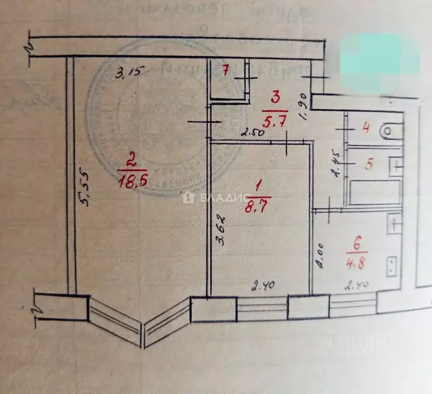 2-к кв. Карелия, Петрозаводск просп. Александра Невского, 70 (41.7 м) - Фото 2