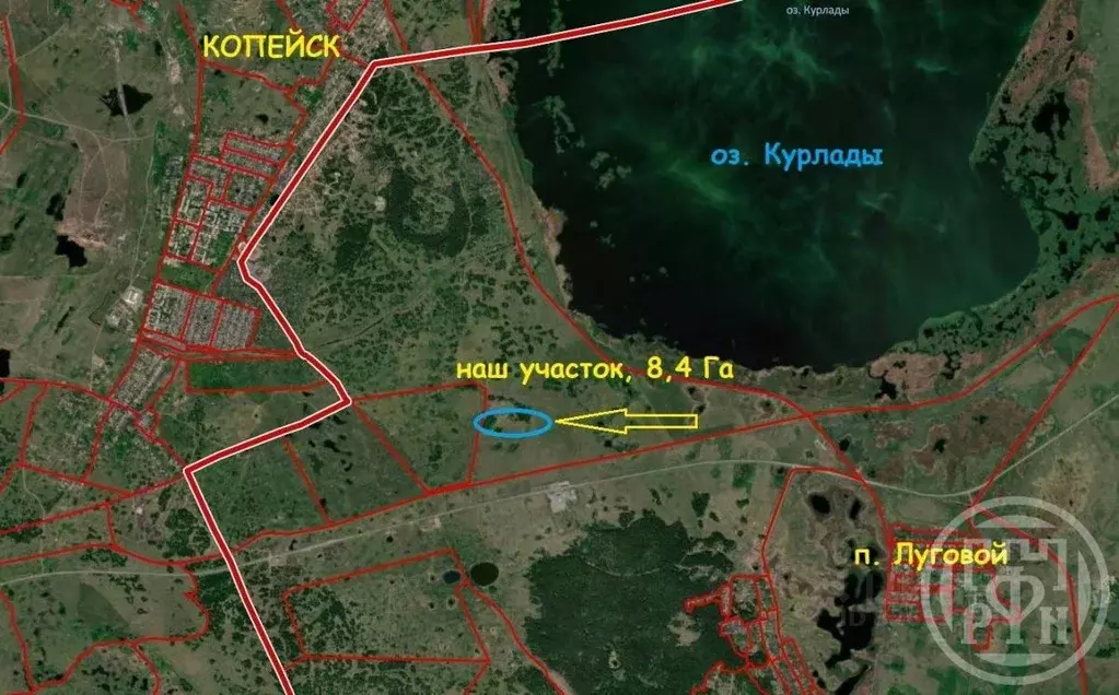 Участок в Челябинская область, Красноармейский муниципальный округ, ... - Фото 1