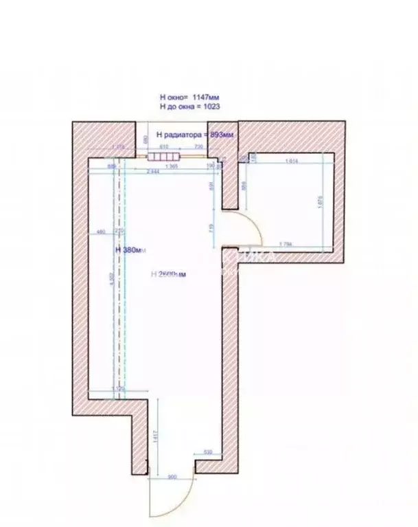 Студия Москва ул. Кржижановского, 18К3 (16.4 м) - Фото 2