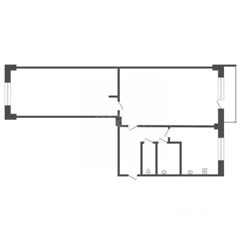 2-к кв. Кемеровская область, Юрга просп. Победы, 14А (45.0 м) - Фото 2