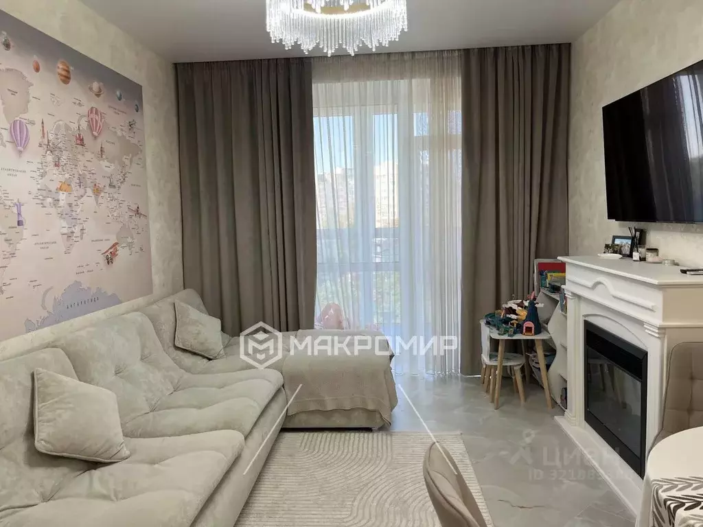 1-к кв. Брянская область, Брянск ул. Крапивницкого, 39к4 (41.0 м) - Фото 1