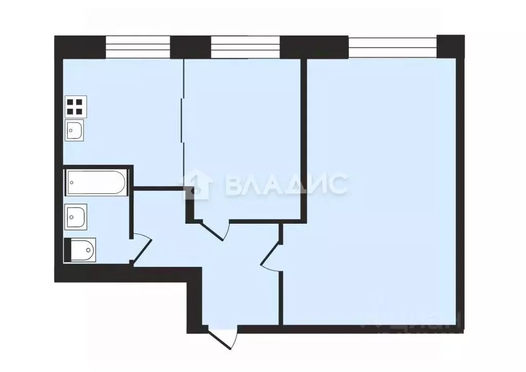 2-к кв. Москва Ленинградское ш., 112/1К1 (40.0 м) - Фото 1