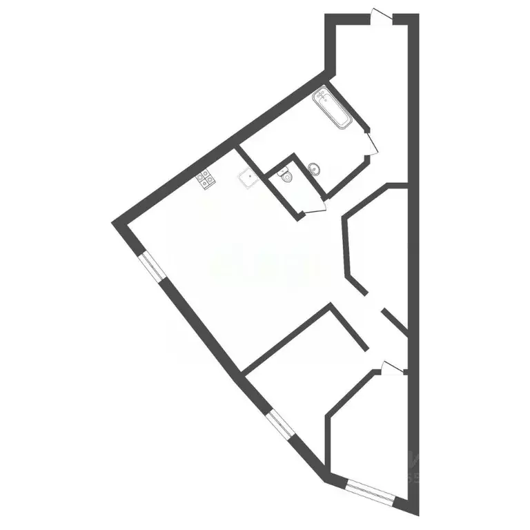 2-к кв. Тульская область, Тула просп. Ленина, 112Б (77.0 м) - Фото 2