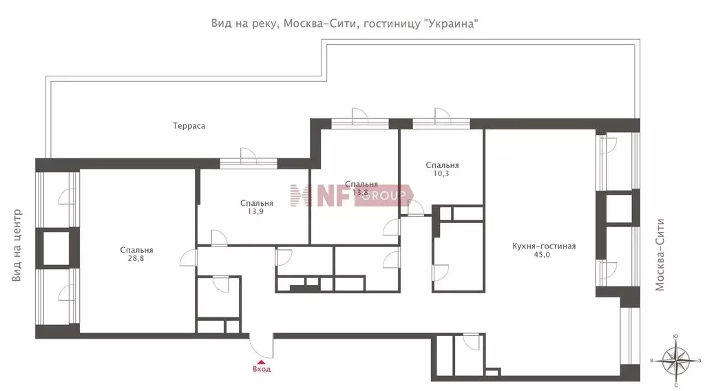 5-комнатная квартира: Москва, Мантулинская улица, 9к5 (149.2 м) - Фото 2