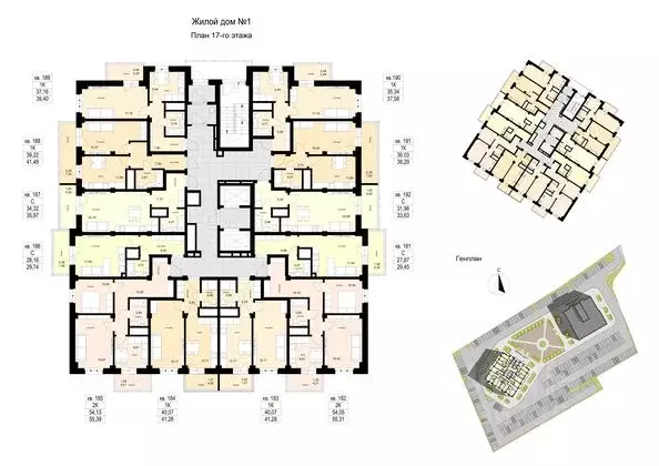 1-к кв. Красноярский край, Красноярск Лето жилой комплекс (38.29 м) - Фото 2