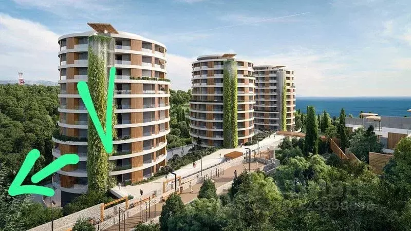 Студия Крым, Алушта муниципальный округ, с. Виноградное, Апартаментов ... - Фото 1