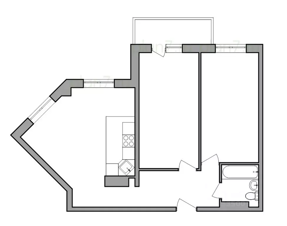 3-к кв. Иркутская область, Иркутск Ново-Ленино мкр, Территория 1-й ... - Фото 1