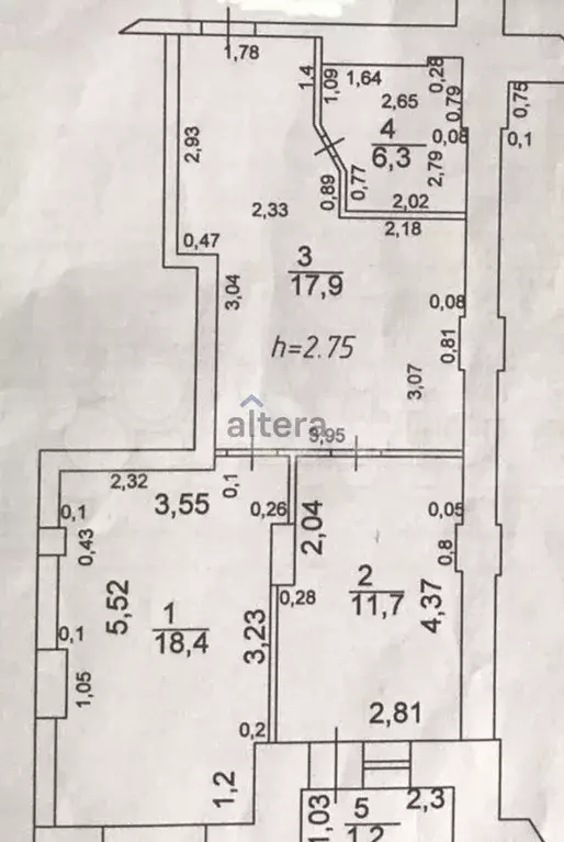 1-к. квартира, 58 м, 2/6 эт. - Фото 0