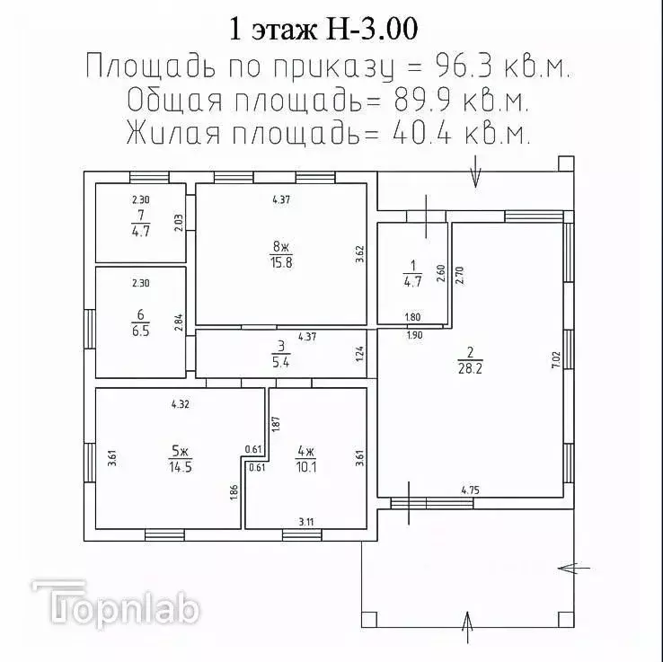 Дом в Калининградская область, Гурьевский муниципальный округ, пос. ... - Фото 1