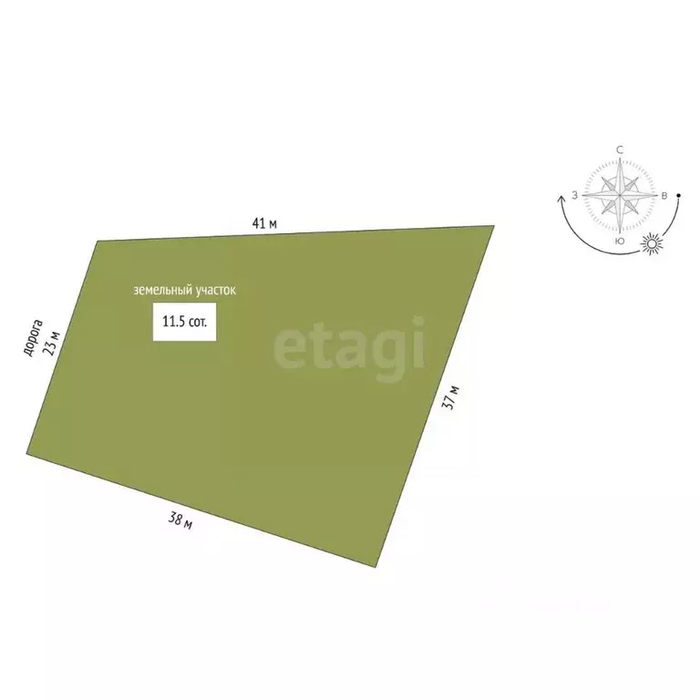 Участок в Башкортостан, Стерлитамакский район, Казадаевский сельсовет, ... - Фото 2