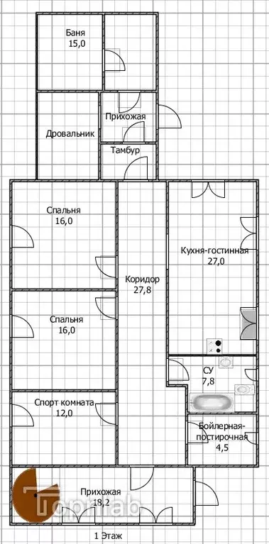 Коттедж в Башкортостан, Иглинский сельсовет, с. Иглино ул. Кленовая, ... - Фото 2