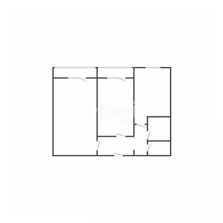 2-к кв. Курская область, Курск ул. Энгельса, 115/4 (62.4 м) - Фото 2