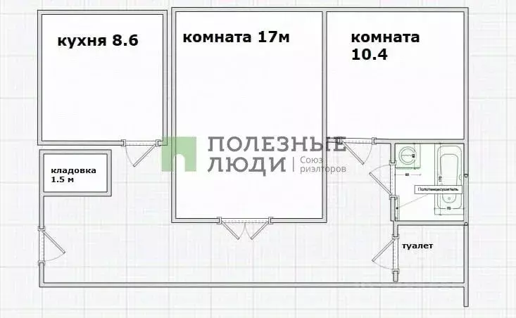 2-к кв. Краснодарский край, Новороссийск ул. Куникова, 9 (51.7 м) - Фото 1