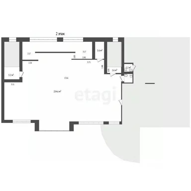 Офис в Костромская область, Кострома ул. Чайковского, 9Б (150 м) - Фото 2