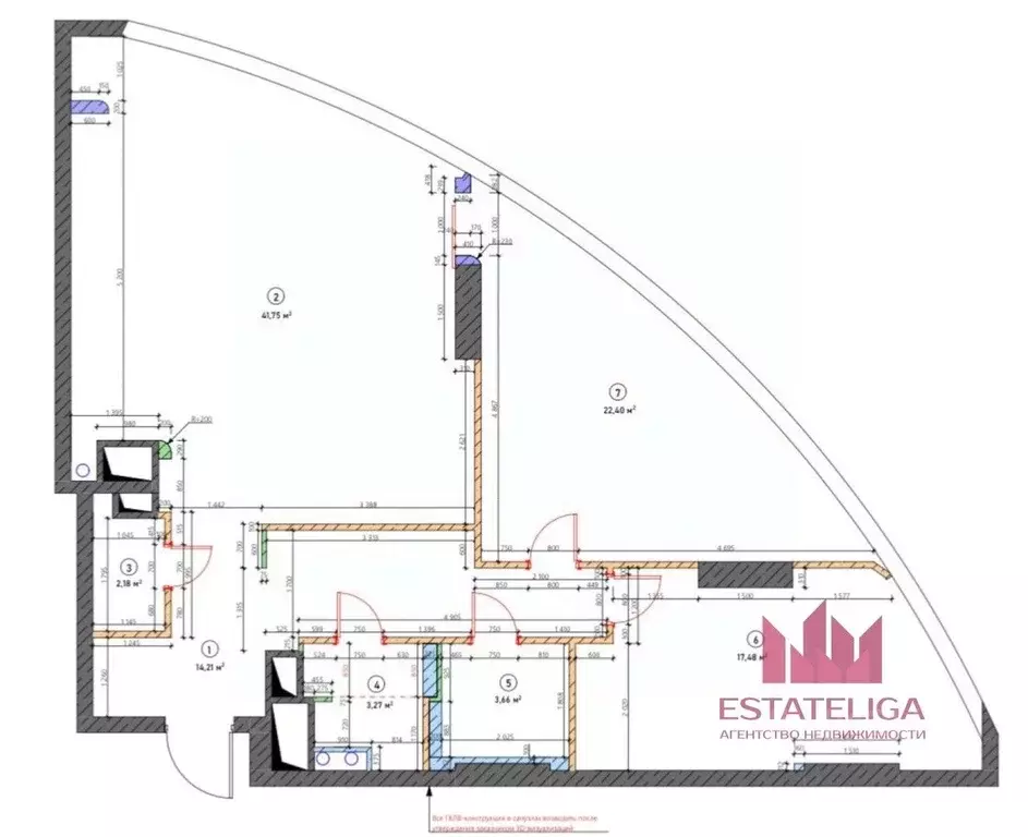 3-к кв. Московская область, Химки ул. Кудрявцева, 16 (110.0 м) - Фото 1