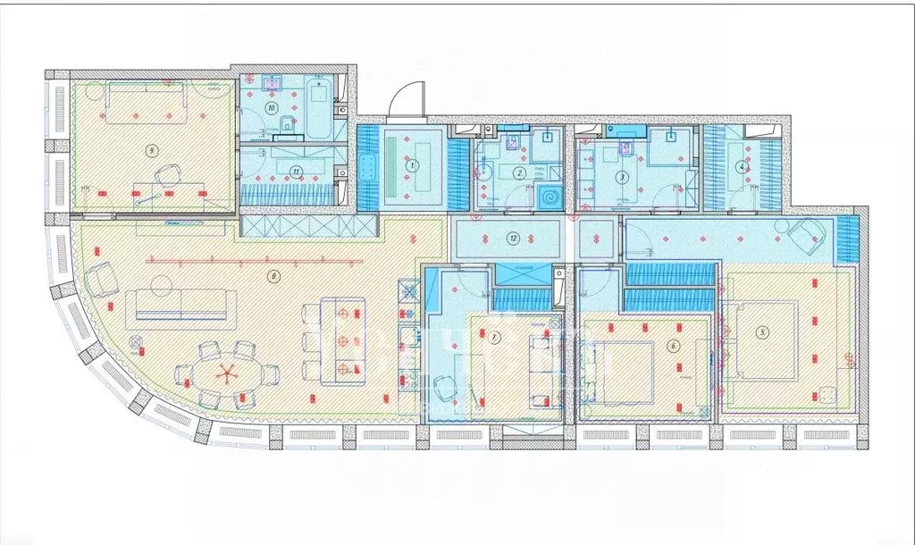 4-к кв. Москва Дружинниковская ул., 15А (173.0 м) - Фото 2