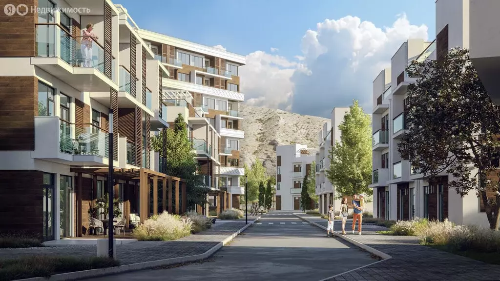 Квартира-студия: Судак, Набережная улица, 75к10 (46.1 м) - Фото 1