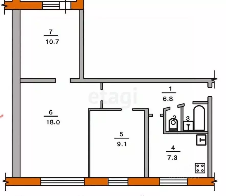 3-к кв. Смоленская область, Сафоново 2-й мкр, 11 (59.0 м) - Фото 2