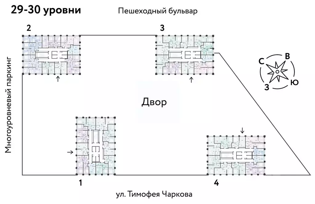 3-к кв. Тюменская область, Тюмень ул. Тимофея Чаркова, 93 (59.34 м) - Фото 1