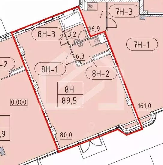 Торговая площадь в Москва Марк жилой комплекс, к2 (90 м) - Фото 1