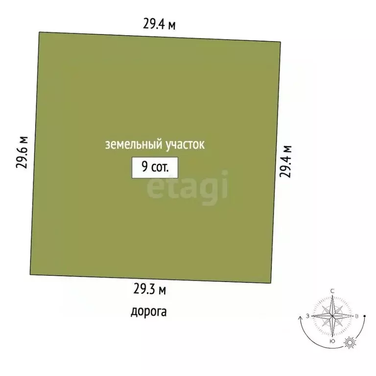 Участок в Башкортостан, Бирск ул. Батырская, 18 (9.0 сот.) - Фото 1