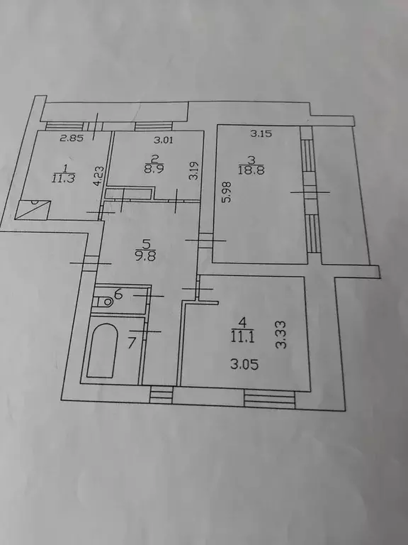 Продаётся 3-к квартира, 64.3 м - Фото 0