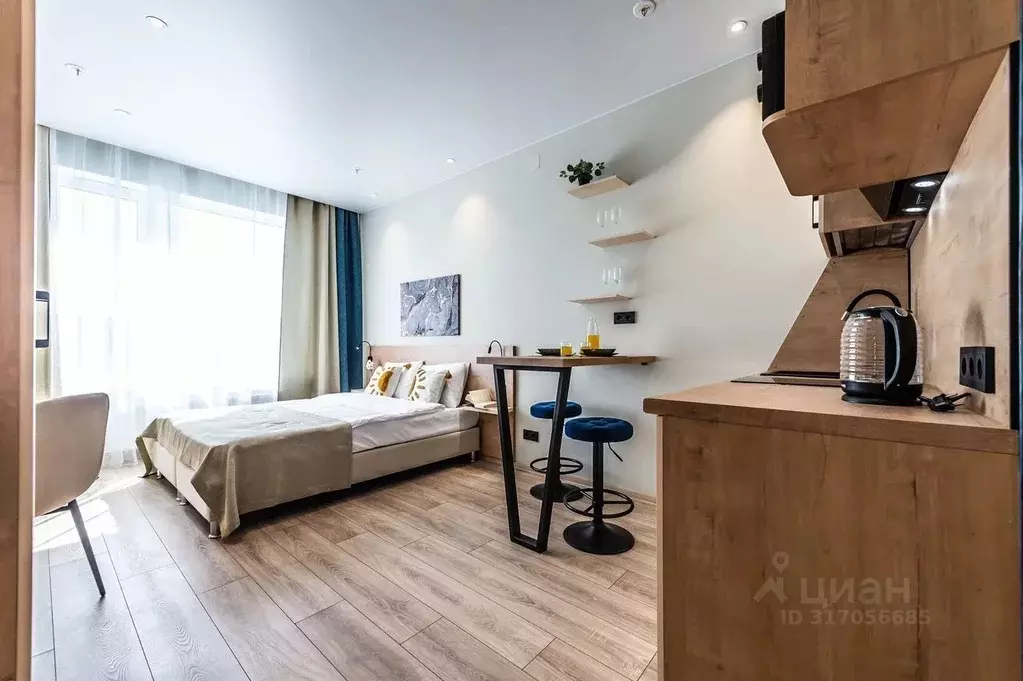 Студия Санкт-Петербург просп. Энергетиков, 8к2 (26.0 м) - Фото 1