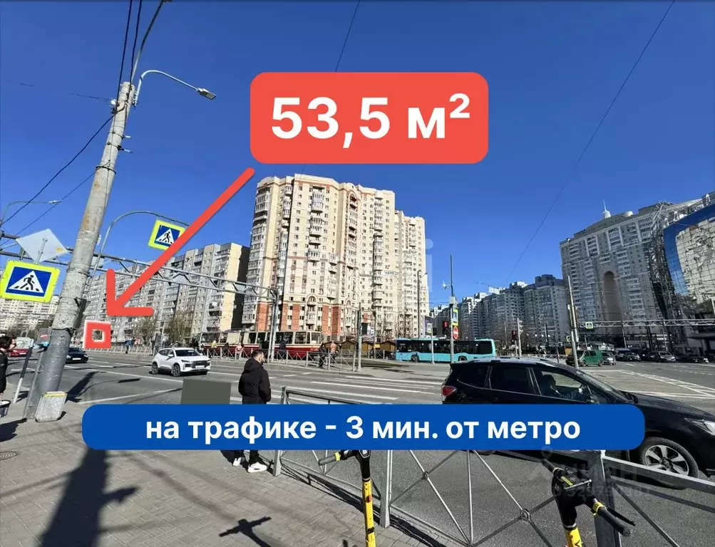 Помещение свободного назначения в Санкт-Петербург ул. Ильюшина, 1К1 ... - Фото 1
